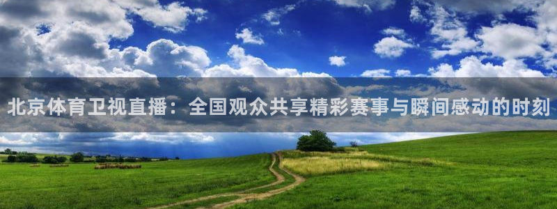 蜘蛛直播体育免费直播：北京体育卫视直播：全国观众共享精彩赛事与瞬间感动的时刻